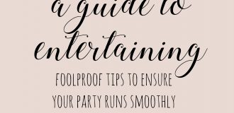 Guide to Entertaining
