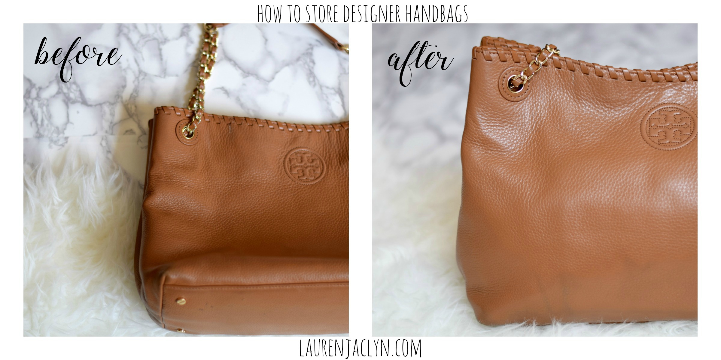 How to Store Designer Handbags - LaurenJaclyn.com