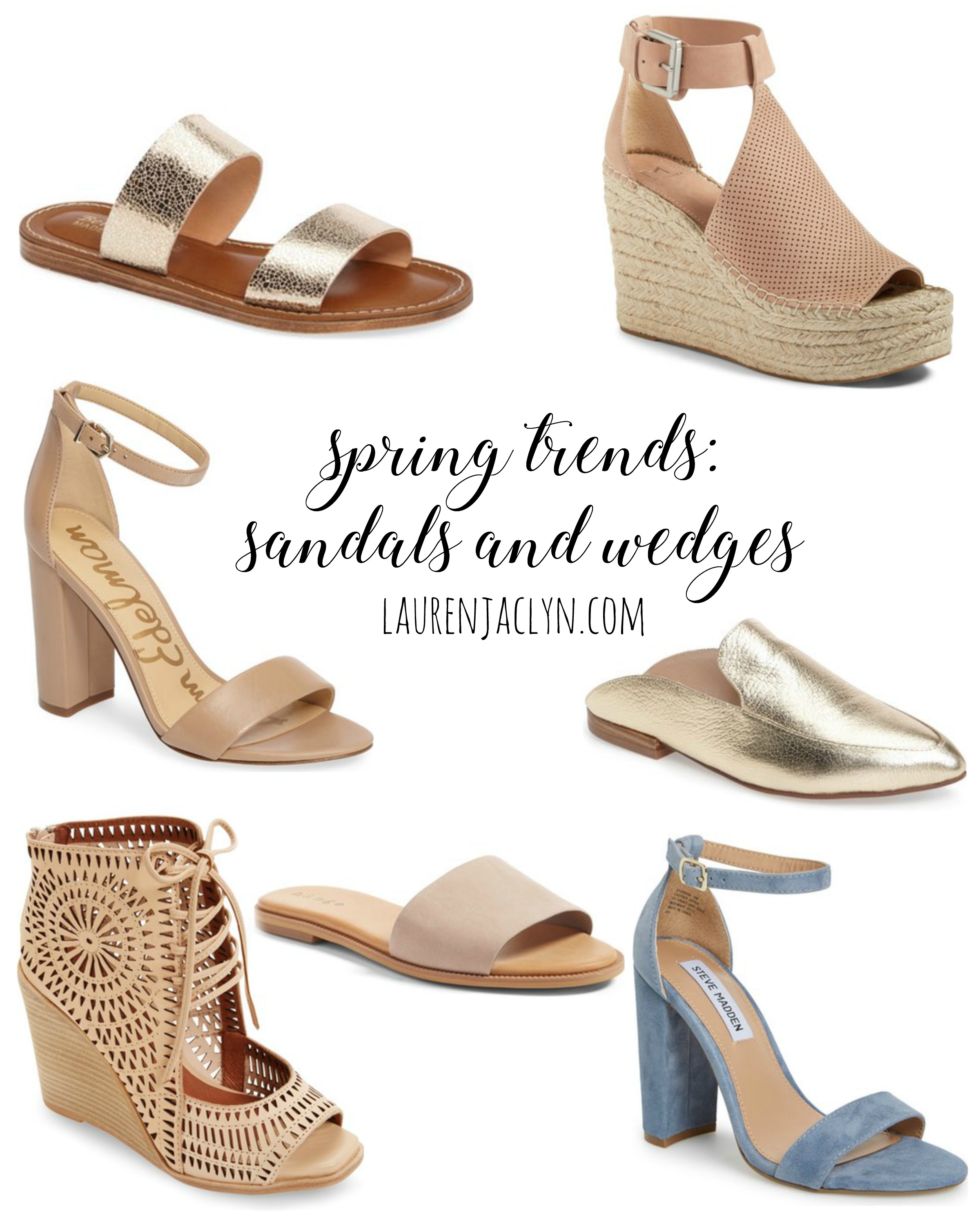 Spring Trends: Sandals and Wedges - LaurenJaclyn.com
