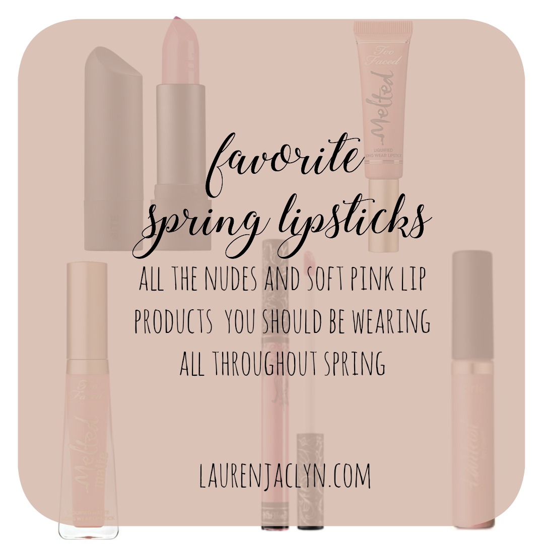 Spring Lipsticks - LaurenJaclyn.com