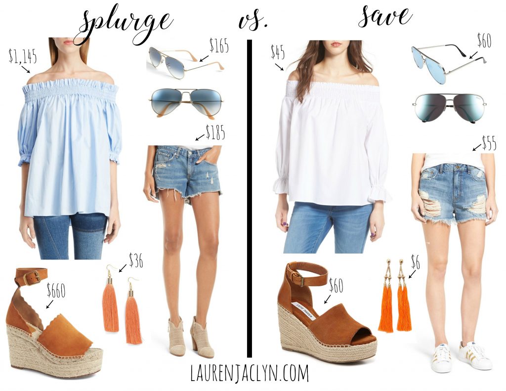 Splurge vs. Save: Head to Toe - LaurenJaclyn.com