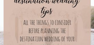 Destination Wedding Tips