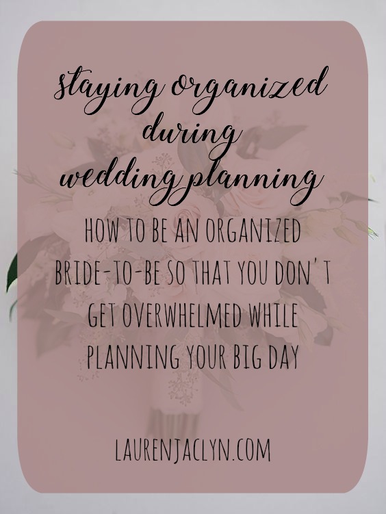 Organized Wedding Planning