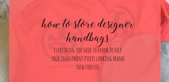 How to Store Designer Handbags